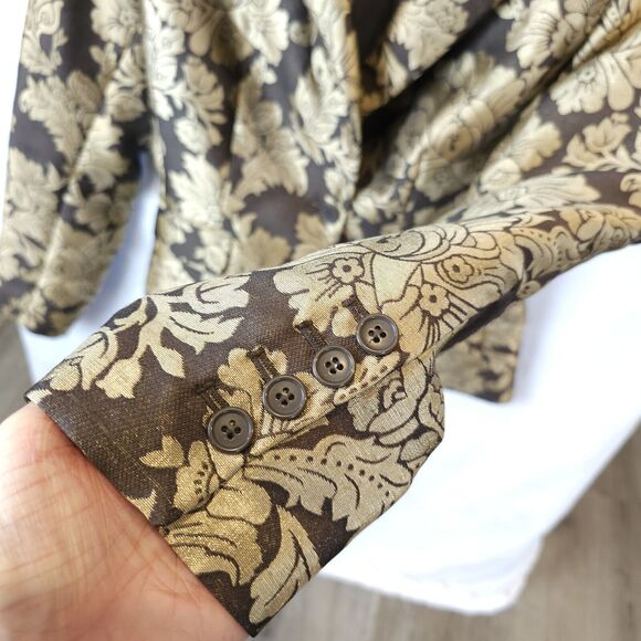 Women's Blazer Castlecore Size 4 gothicrevival medieval Chappel Roan Maximalist - Picture 3 of 9